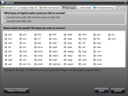 MuvAudio - Options - File Types